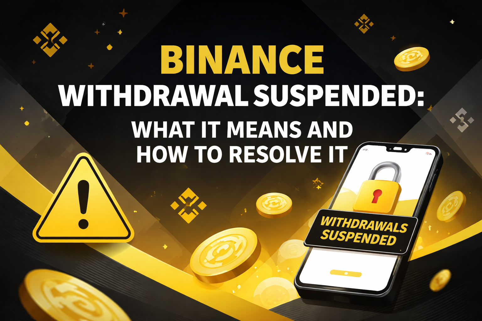 Binance Withdrawal Suspended: Causes and How to Fix It Quickly